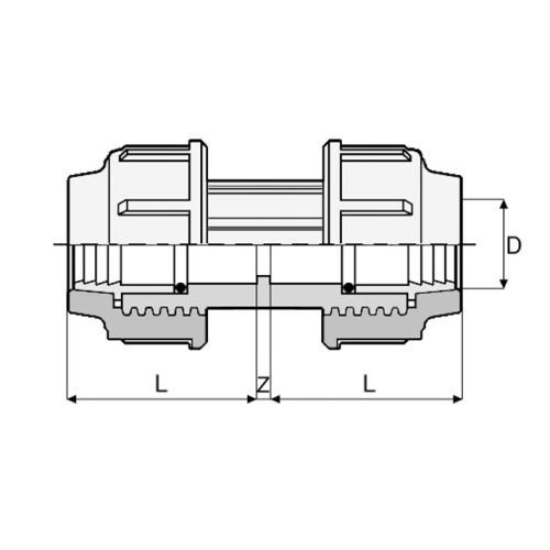 Муфта соединительная Astore 32x32 Муфта соединительная Astore 32x32