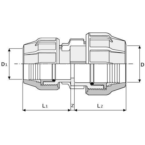 Муфта редукционная Astore 75x63