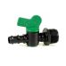 Кран для капельной трубки Irritec 16X3/4" 3P ерш - резьба наружная
